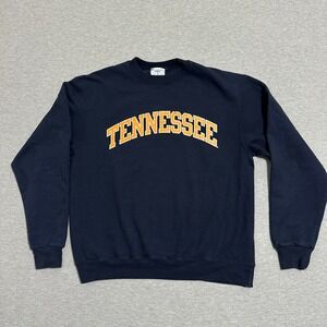 Champion Tennessee Volunteers Navy Blue Crewneck Sweatshirt Mens Size Large